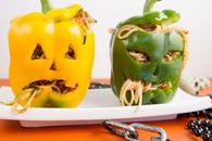Bell Pepper With Spaghetti inside! 
