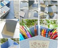 How to make a milk carton organizer