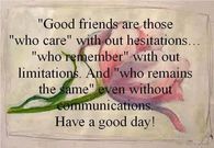 good friends