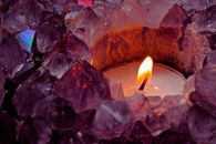 amethyst candle