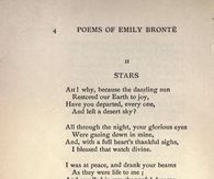 Emily Bronte - Stars