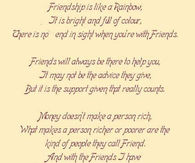 Friendship is like a rainbow....