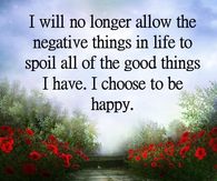 I chose o be happy