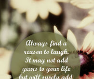 Reason to laugh 