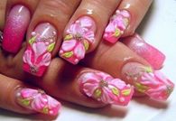 pink nails