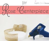 DIY Rose Centerpiece