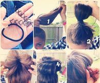 Quick DIY Bun