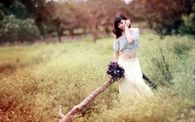pretty flower girl