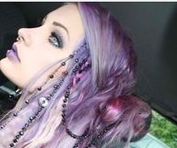 Pretty Pink and Purple Hair