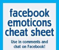 Facebook Emoticons Cheat Sheet