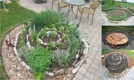 How to make a diy herb spiral garden