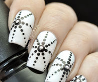 Black and White Nails
