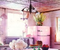 Rustic Pink Kitchen