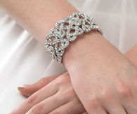 Beautiful Diamond Bracelet for the Bride