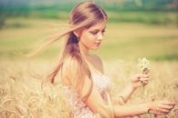 pretty flower girl