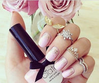 Pretty Pink Princess Nails