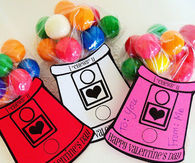 How to make gumball machine valentine