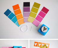 How to make party heart garland