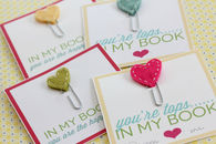 How to make diy Valentines Day heart bookmarks