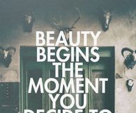 Beauty begins...