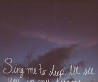sing me to sleep
