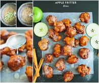 How to make apple fritter bites