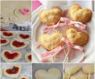 How to make heart shaped pie pops