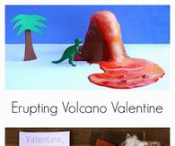 How to make an erupting Volcano Valentine