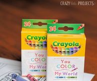 You color my world crayon printables for Valentines Day