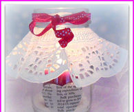 How to make valentine candle holder