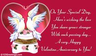 A very happy Valentines Anniversary to you