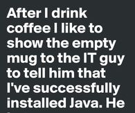 After I Drink Coffee