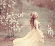 pretty flower girl