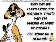 Learn from our mistakes