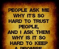 People ask...