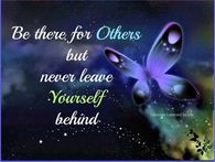 Never leave yourself behind