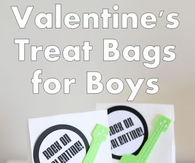How to make valentines treat bags