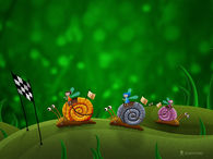 Cute snails