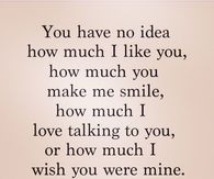 I wish you were mine