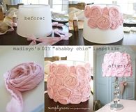 DIY Shabby Chic Lamp Makeover