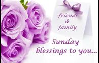 Sunday blessings for you