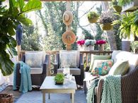 Small but Cozy Outdoor Sitting Area