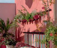 River Rock as a Base for Outdoor Furniture