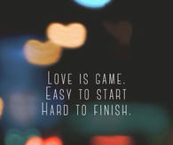 Love is a game