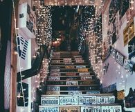 License Plate Stairs