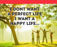 I want a happy life