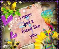 I never had a friend like you