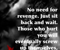 No need for revenge
