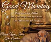 Good Morning Thank You Jesus for Another Day