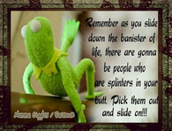 The banister of life